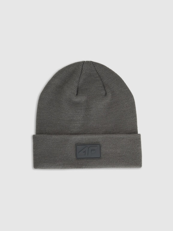 Czapka beanie uniseks 4F 4FRAW25ACAPU0809 - szara