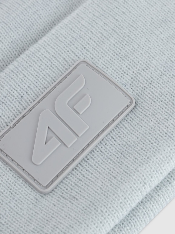 Czapka beanie uniseks 4F 4FRAW25ACAPU0809 - szara