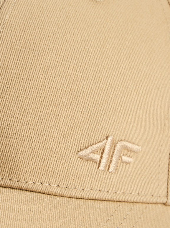 Czapka z daszkiem uniseks 4F 4FRSS26ACABU588 - beżowa