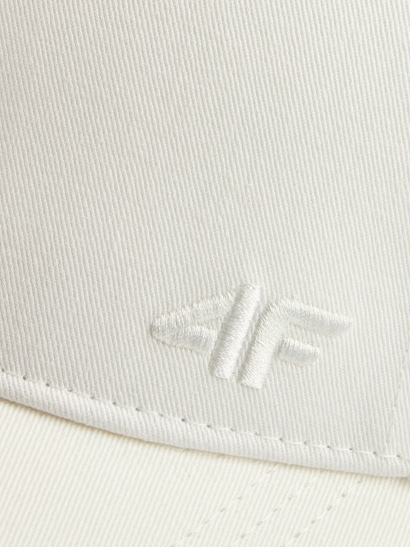 Czapka z daszkiem uniseks 4F 4FRSS26ACABU588 - biała