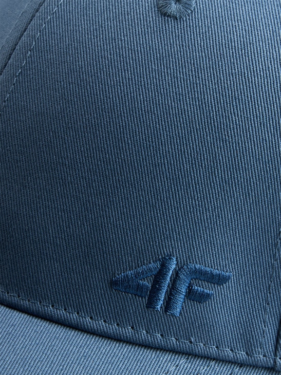 Czapka z daszkiem uniseks 4F 4FRSS26ACABU588 - niebieska