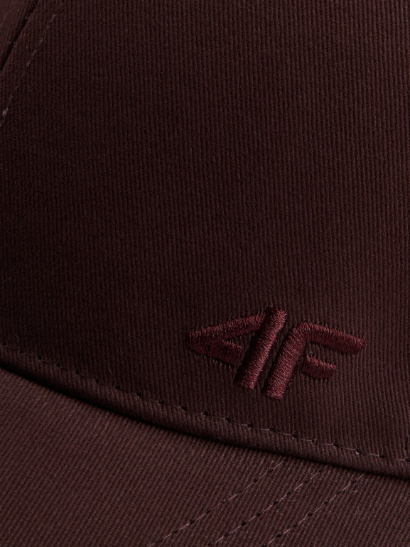 Czapka z daszkiem uniseks 4F 4FRSS26ACABU588 - brązowa