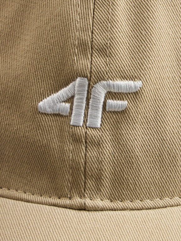 Czapka z daszkiem uniseks 4F 4FRSS26ACABU589 - beżowa