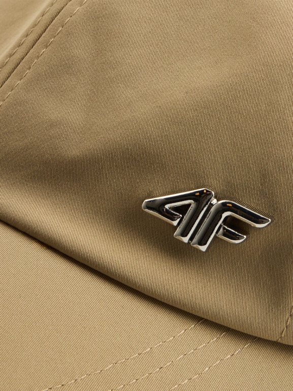 Czapka z daszkiem uniseks 4F 4FRSS26ACABU590 - beżowa