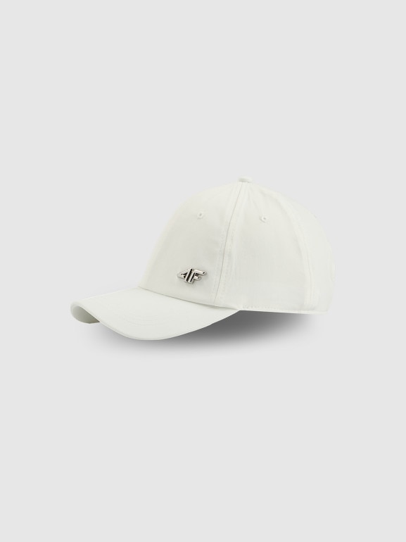Czapka z daszkiem uniseks 4F 4FRSS26ACABU590 - biała