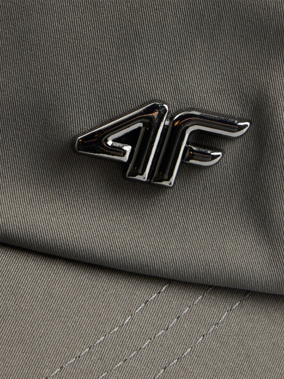 Czapka z daszkiem uniseks 4F 4FRSS26ACABU590 - szara