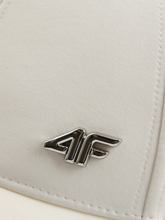 Czapka z daszkiem uniseks 4F 4FRSS26ACABU641 - biała