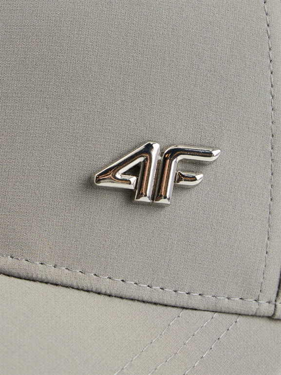 Czapka z daszkiem uniseks 4F 4FRSS26ACABU641 - szara