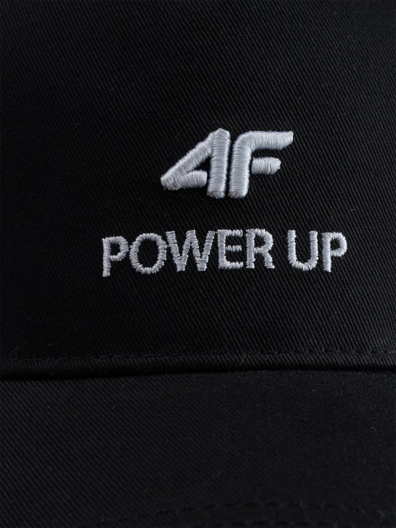 Czapka z daszkiem uniseks 4F 4FWSS26ACABU555 - czarna