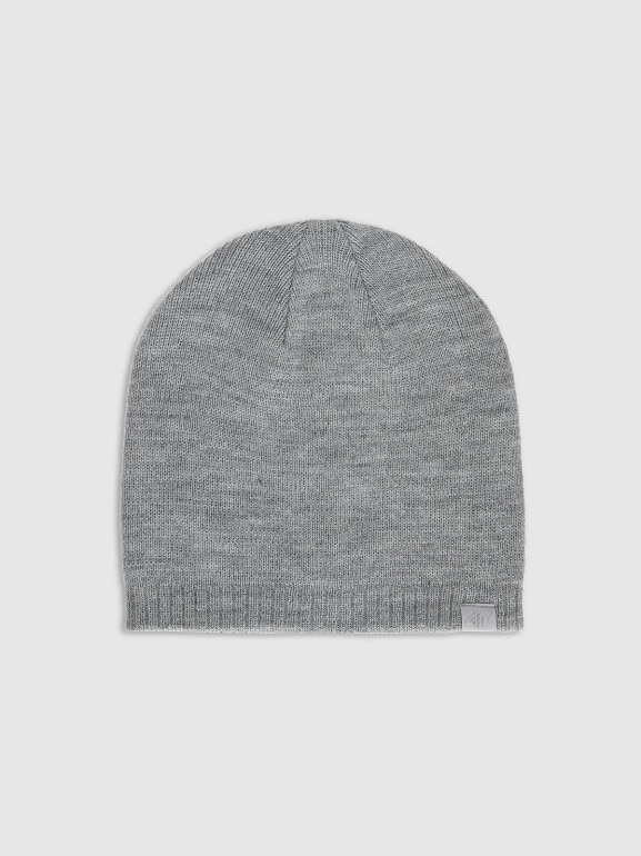 Czapka zimowa uniseks 4F 4FWMM00ACAPU633 - szara