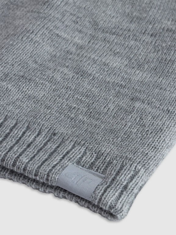 Czapka zimowa uniseks 4F 4FWMM00ACAPU633 - szara