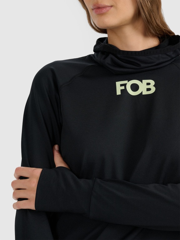 Damska bielizna termiczna (góra) 4F 4FWAW25UBRUF086 - czarna