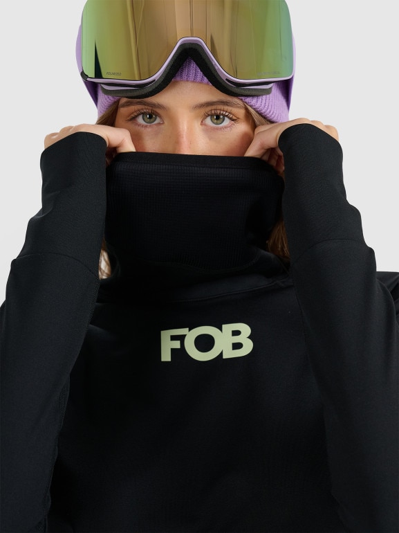 Damska bielizna termiczna (góra) 4F 4FWAW25UBRUF086 - czarna