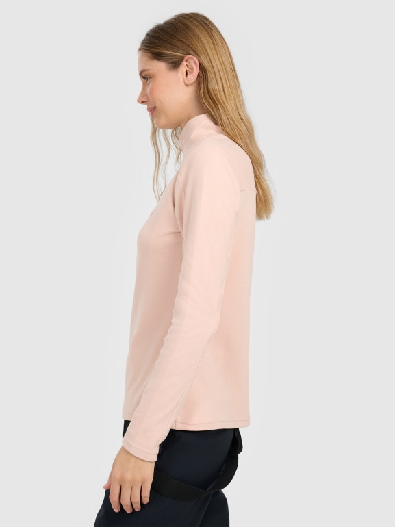 Damska bielizna termiczna polarowa (góra) 4F 4FRAW25UFLEF080 - beżowa