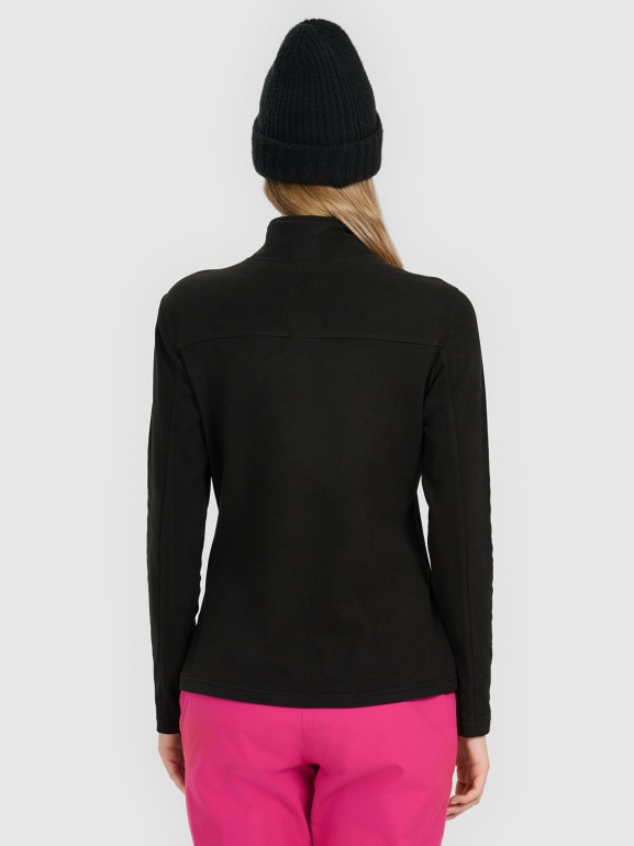 Damska bielizna termiczna polarowa (góra) 4F 4FRAW25UFLEF080 - czarna