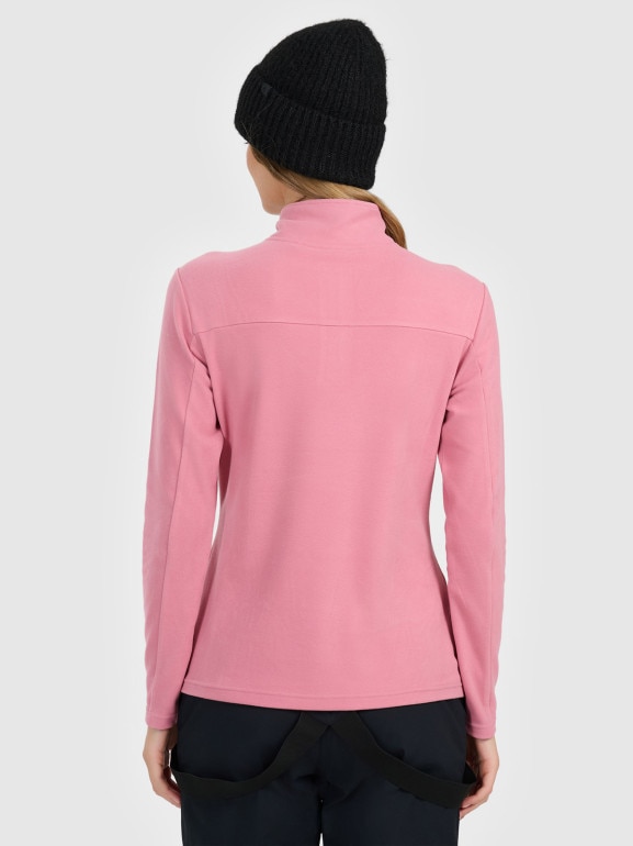 Damska bielizna termiczna polarowa (góra) 4F 4FRAW25UFLEF080 - różowa