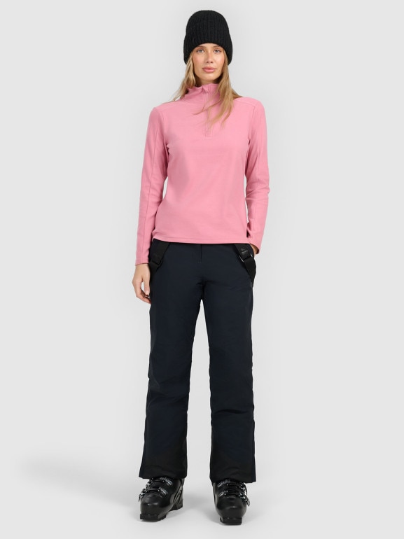 Damska bielizna termiczna polarowa (góra) 4F 4FRAW25UFLEF080 - różowa