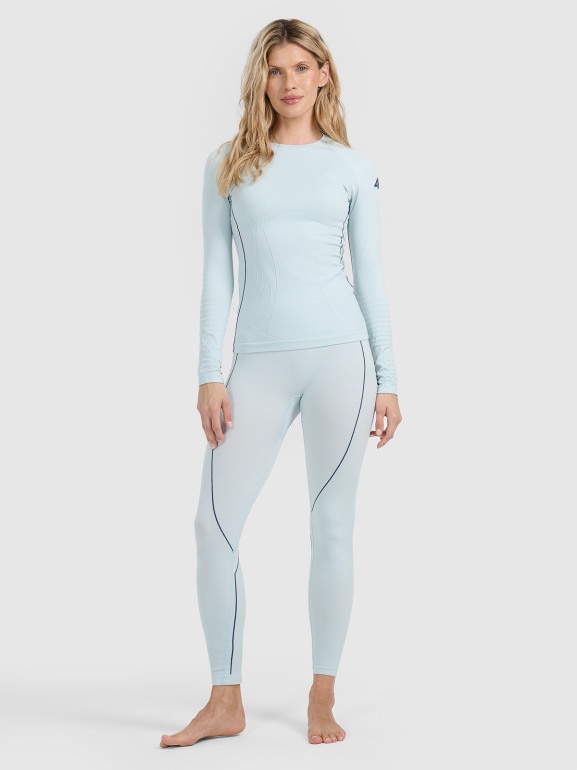 Damska bielizna termoaktywna (dół) 4F 4FWAW25USEAF204 - niebieska