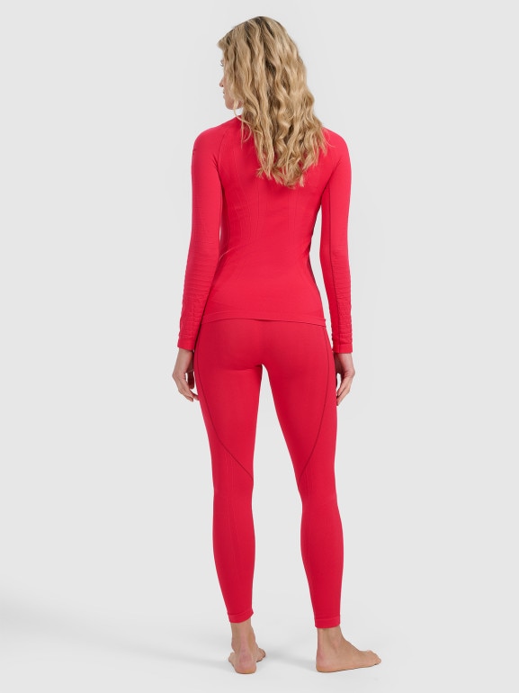 Damska bielizna termoaktywna (dół) 4F 4FWAW25USEAF204 - różowa