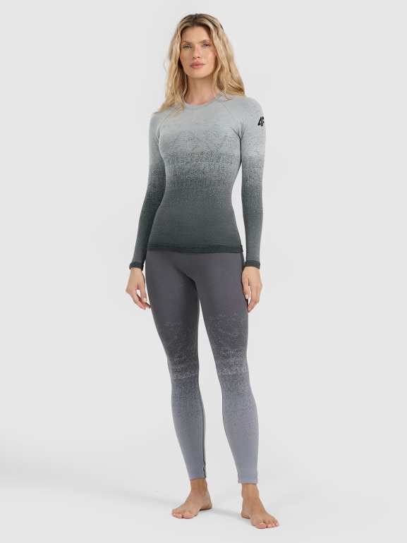 Damska bielizna termoaktywna (dół) 4F 4FWAW25USEAF213 - szary