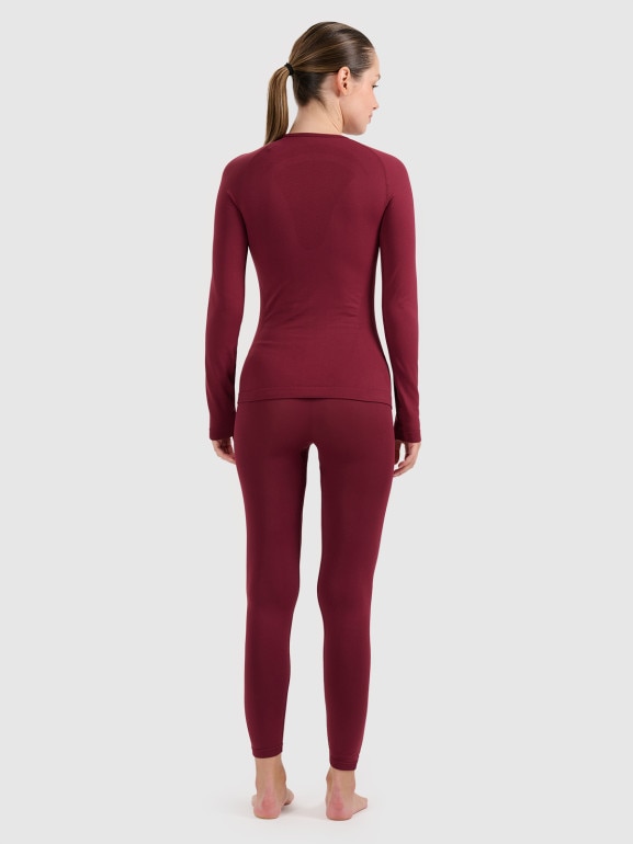 Damska bielizna termoaktywna (dół) 4F 4FWAW25USEAF221 - czerwona