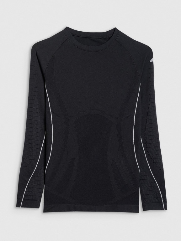 Damska bielizna termoaktywna (góra) 4F 4FWAW25USEAF203 - czarna