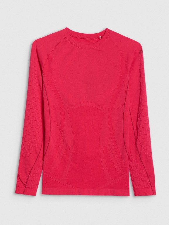 Damska bielizna termoaktywna (góra) 4F 4FWAW25USEAF203 - różowa