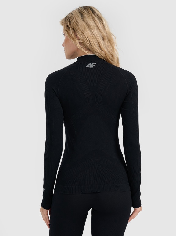 Damska bielizna termoaktywna (góra) 4F 4FWAW25USEAF205 - czarna