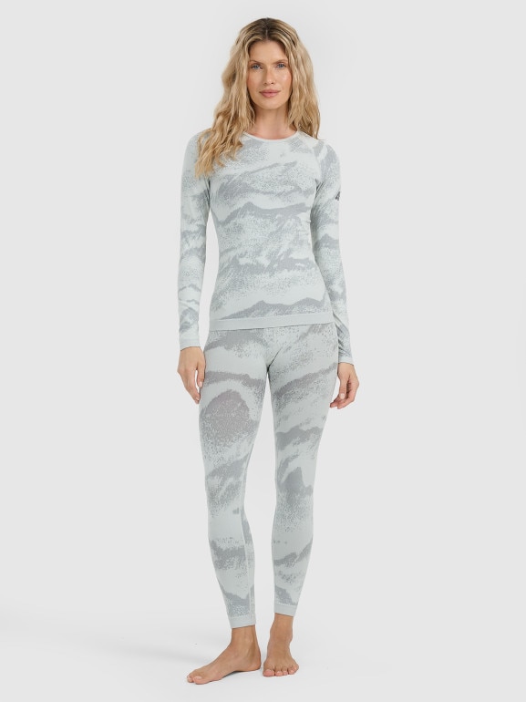Damska bielizna termoaktywna (góra) 4F 4FWAW25USEAF208 - szara