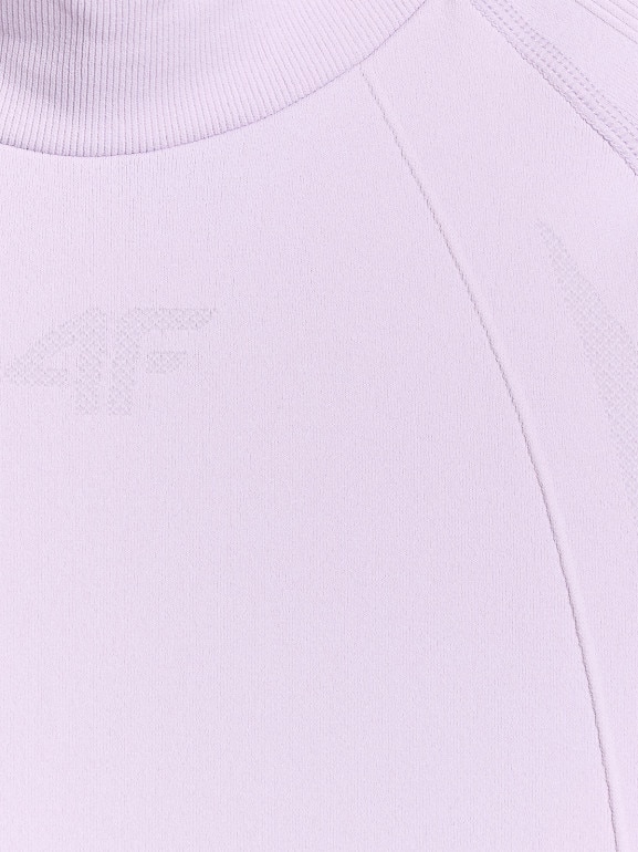 Damska bielizna termoaktywna (góra) 4F 4FWAW25USEAF216 - fioletowa