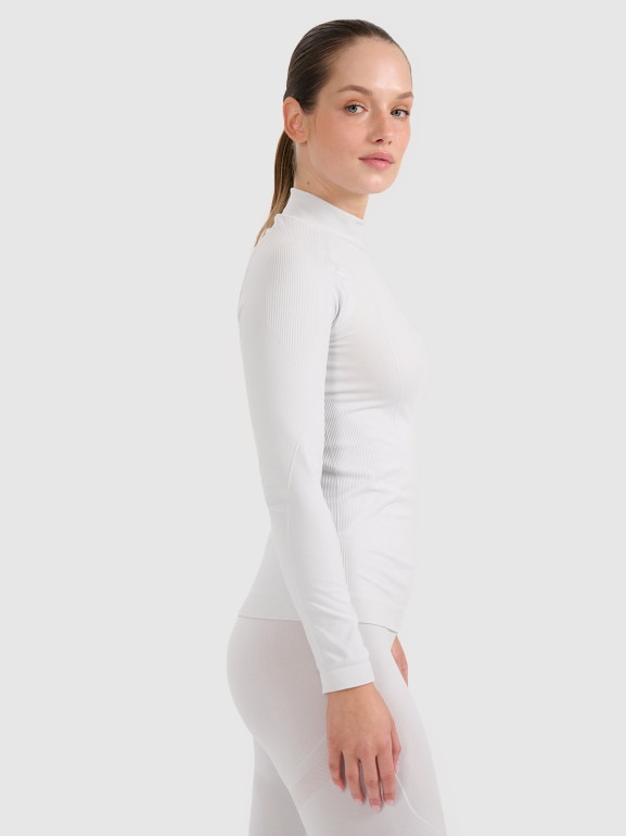 Damska bielizna termoaktywna (góra) 4F 4FWAW25USEAF216 - szara