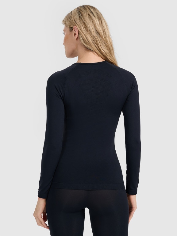 Damska bielizna termoaktywna (góra) 4F 4FWAW25USEAF220 - czarna