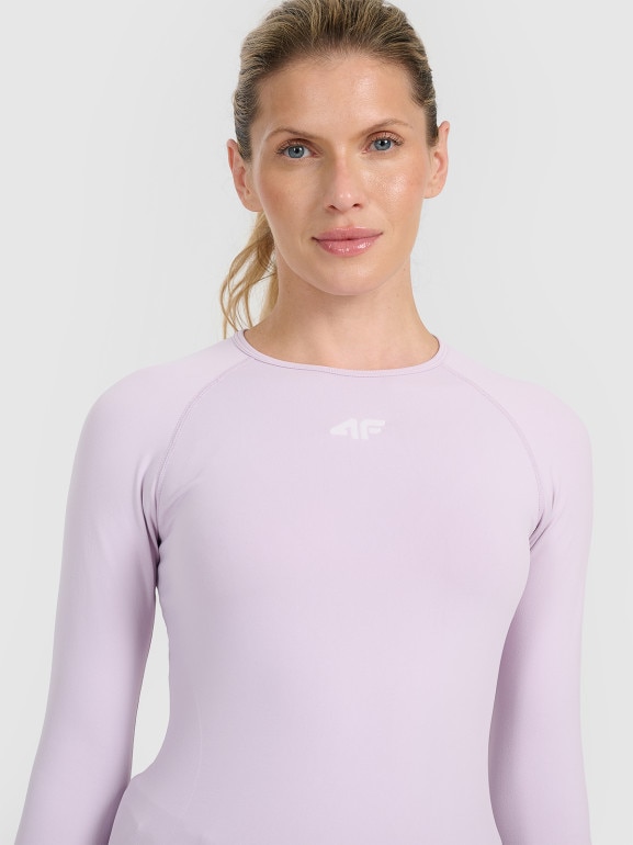 Damska bielizna termoaktywna (góra) 4F 4FWAW25USEAF220 - różowa
