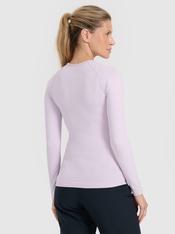 Damska bielizna termoaktywna (góra) 4F 4FWAW25USEAF220 - różowa