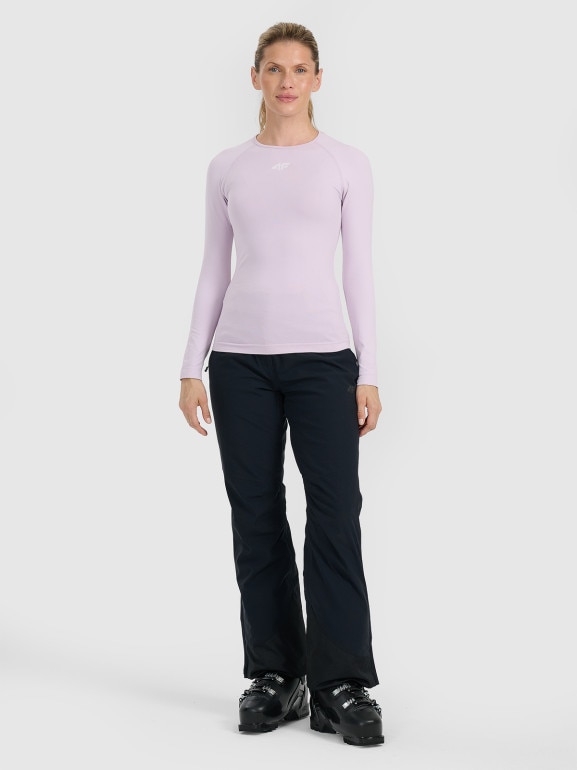 Damska bielizna termoaktywna (góra) 4F 4FWAW25USEAF220 - różowa