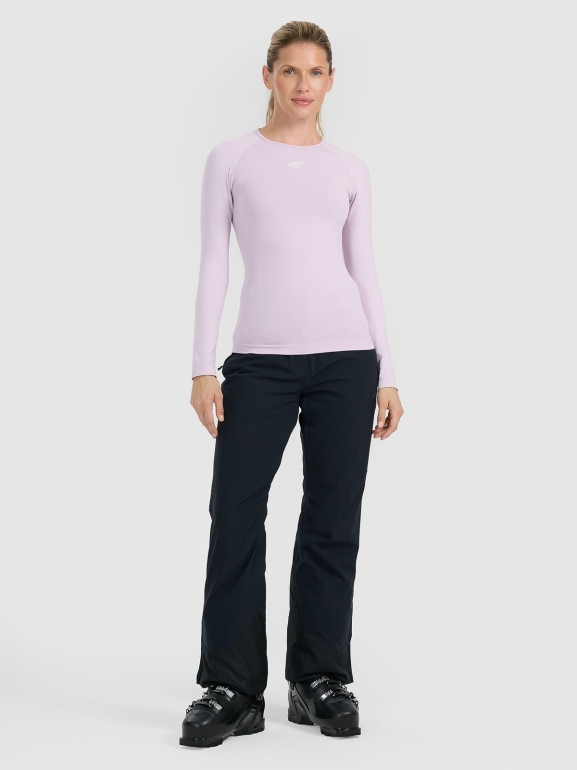 Damska bielizna termoaktywna (góra) 4F 4FWAW25USEAF220 - różowa