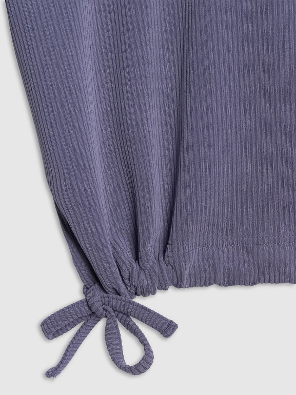 Damska bluza dresowa nierozpinana bez kaptura 4F 4FWAW25TSWSF1837 - niebieska