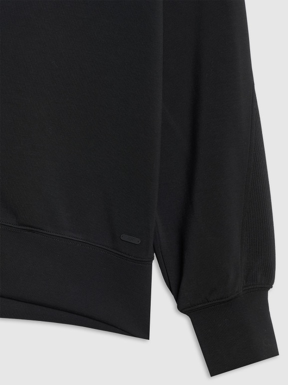 Damska bluza dresowa rozpinana z kapturem 4F 4FWAW25TSWSF1835 - czarna