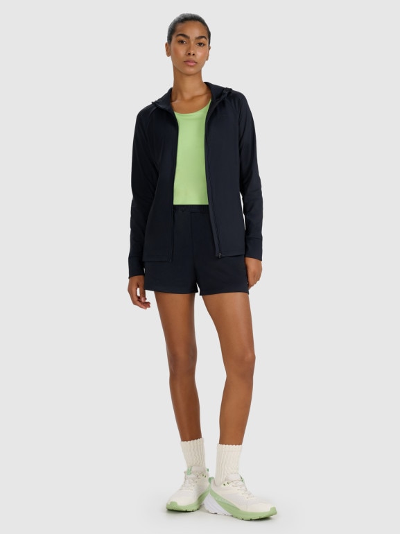 Damska bluza treningowa 4F 4FWMM00TFSWF653 - czarna