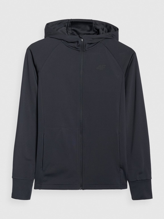 Damska bluza treningowa 4F 4FWMM00TFSWF653 - czarna