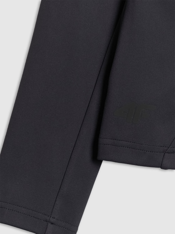 Damska bluza treningowa slim 4F 4FWSS26TFSWF0850 - czarna