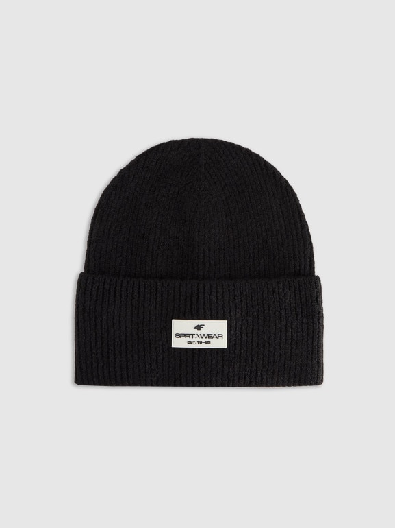 Damska czapka beanie 4F 4FRAW25ACAPF0725 - czarna
