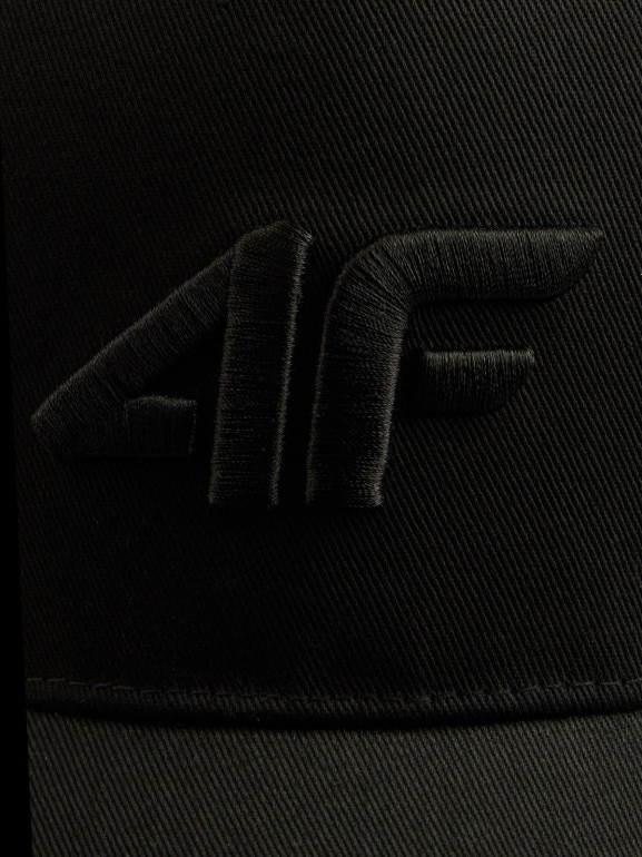 Damska czapka z daszkiem 4F 4FRSS26ACABF0706 - czarna