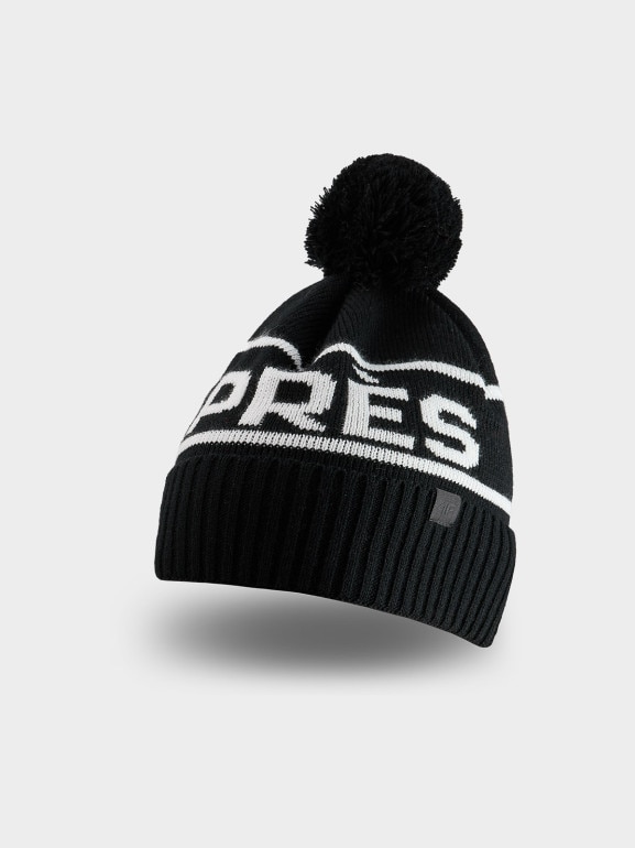 Damska czapka zimowa 4F 4FRAW25ACAPF0727 - czarna