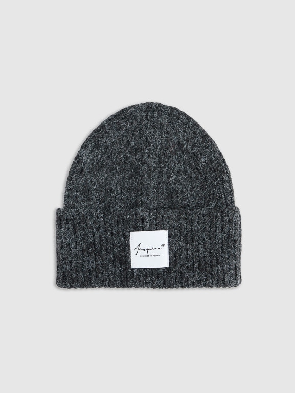 Damska czapka zimowa 4F 4FWAW25ACAPF672 - czarna