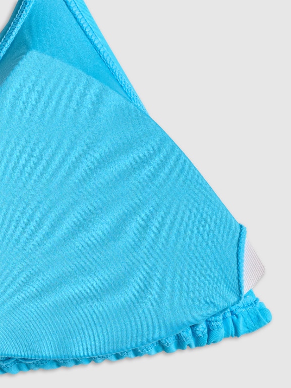 Damska góra od bikini 4F 4FWSS26UBKTF085 - niebieska