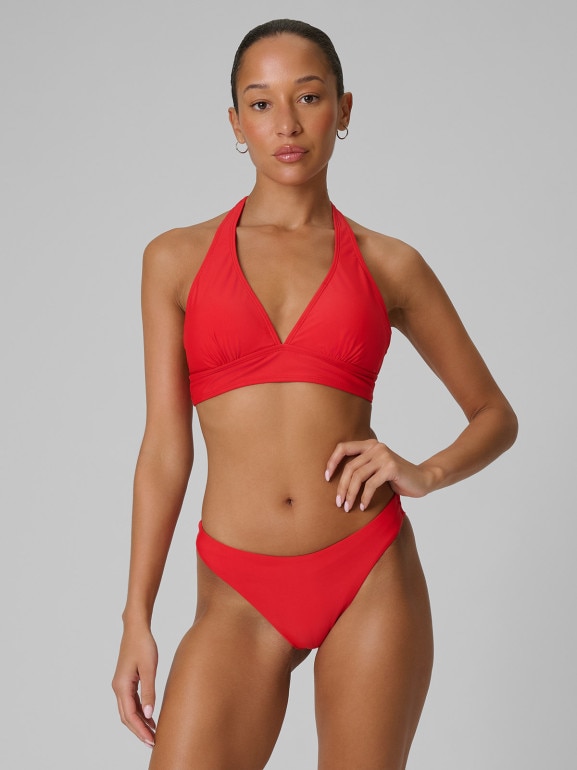 Damska góra od bikini 4F 4FWSS26UBKTF088 - czerwona