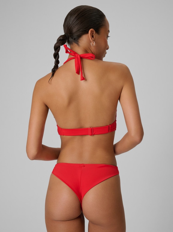 Damska góra od bikini 4F 4FWSS26UBKTF088 - czerwona