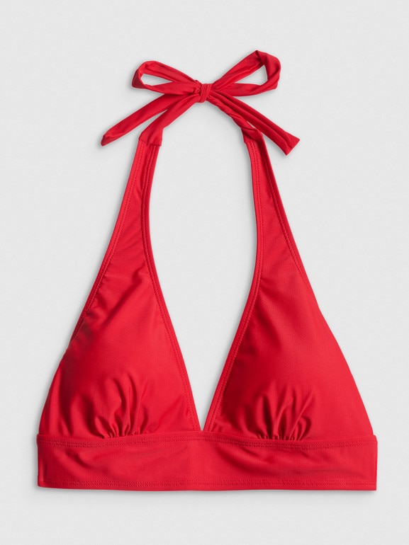 Damska góra od bikini 4F 4FWSS26UBKTF088 - czerwona