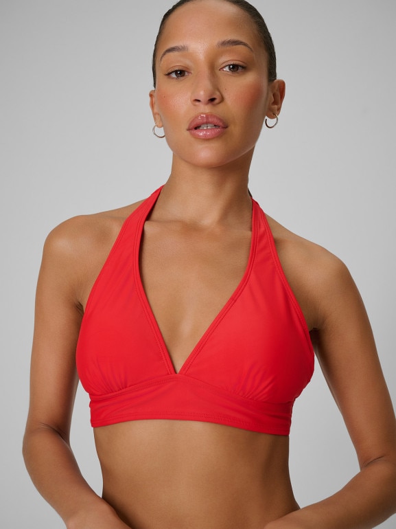 Damska góra od bikini 4F 4FWSS26UBKTF088 - czerwona